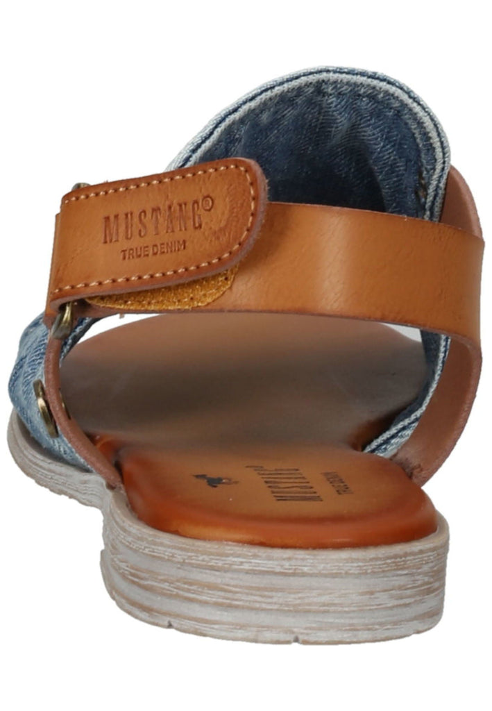 Mustang Sandalen Lederimitat/Textil Jeans