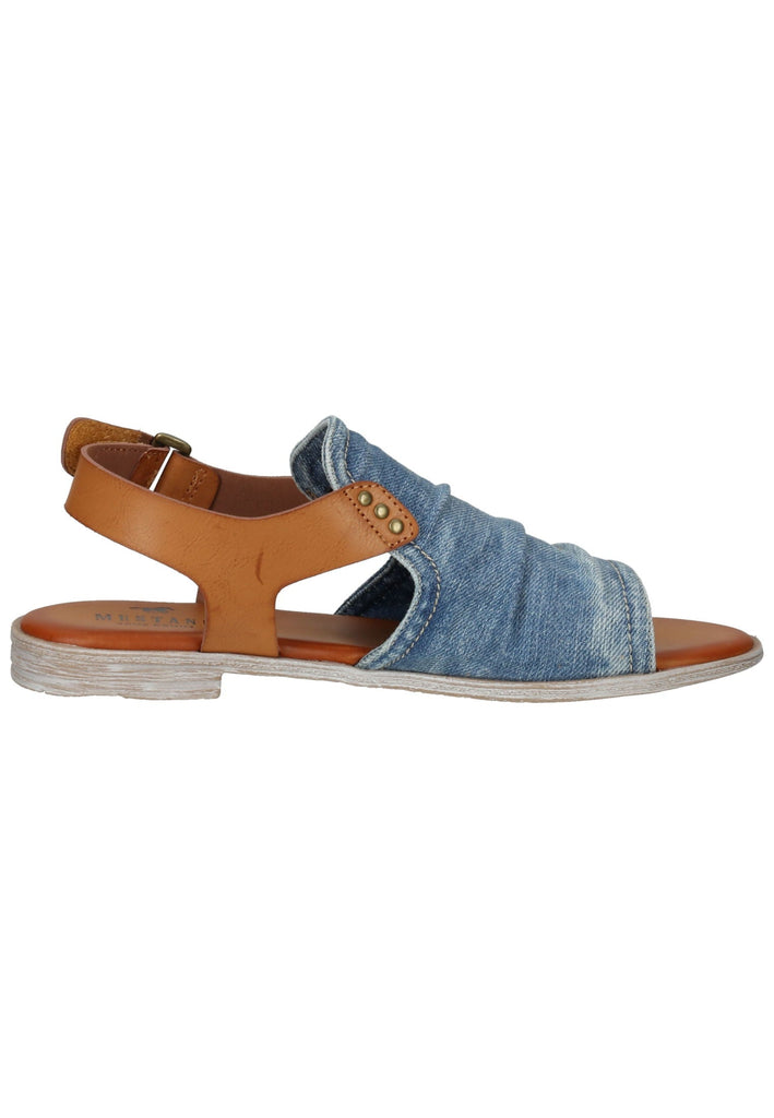 Mustang Sandalen Lederimitat/Textil Jeans