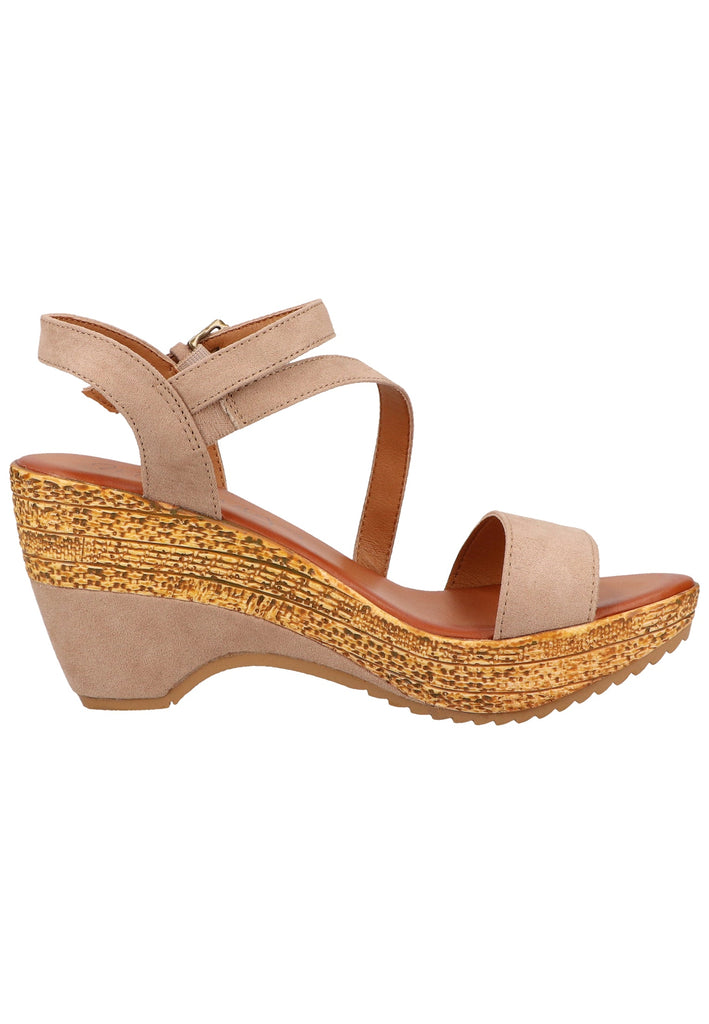 Mustang Sandalen Textil Beige