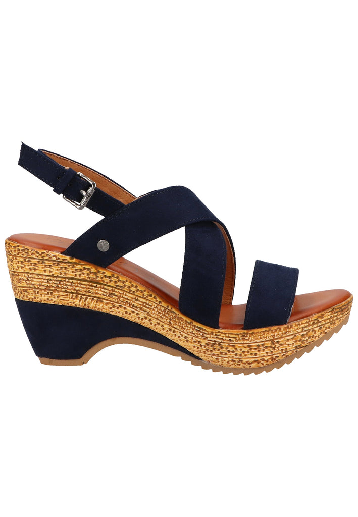 Mustang Sandalen Textil Blau