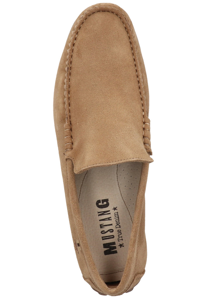 Mustang Slipper Leder Beige