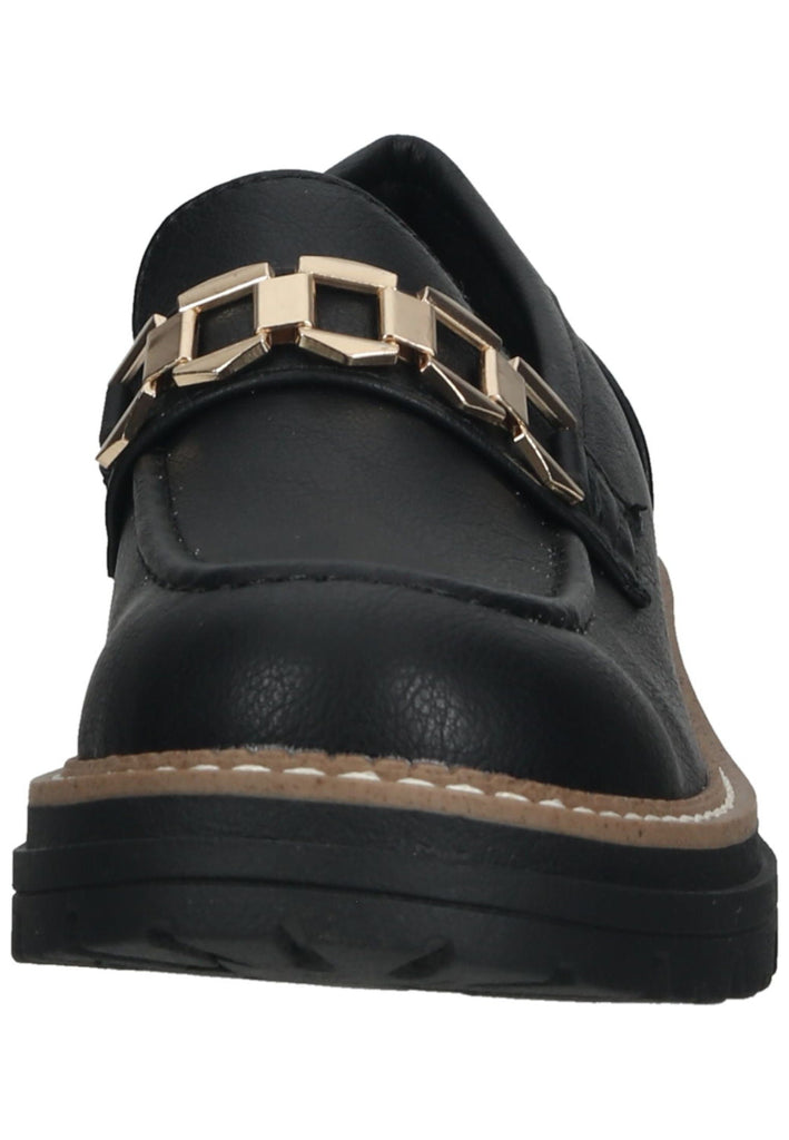 Mustang Slipper Lederimitat Schwarz