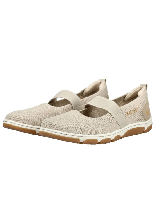 Mustang Slipper Lederimitat/Textil Sand