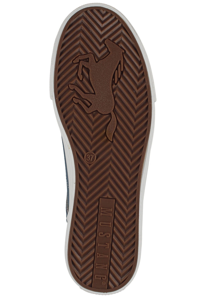 Mustang Slipper Lederimitat/Textil Sky