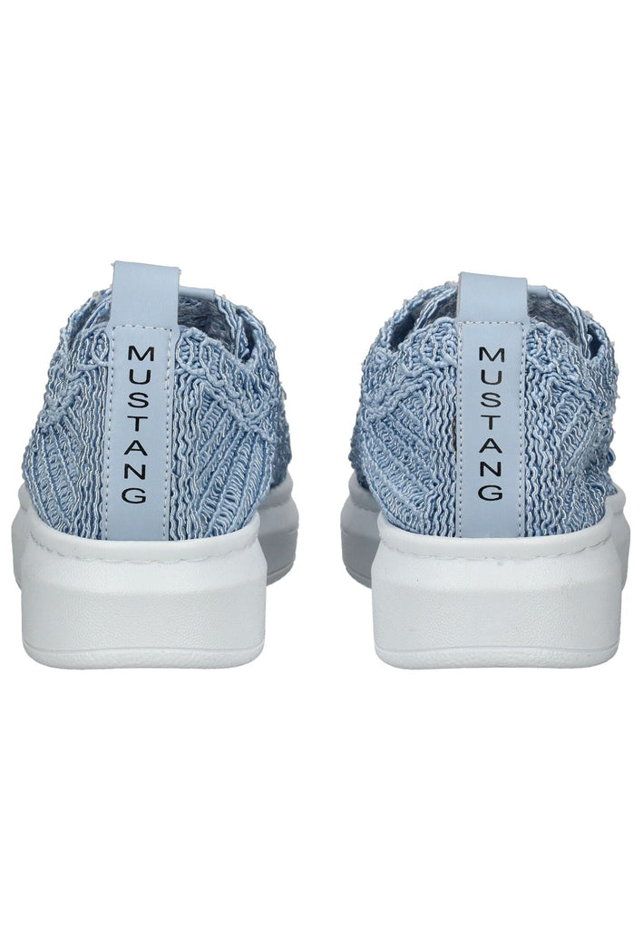 Mustang Sneaker Baumwolle Hellblau