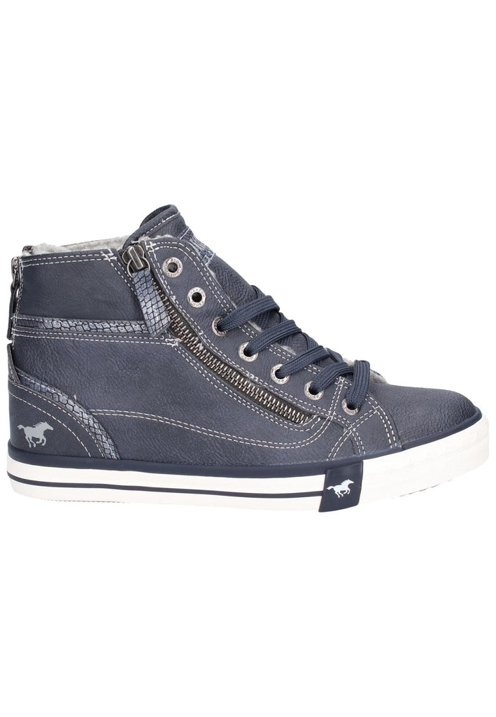 Mustang Sneaker Lederimitat Blau