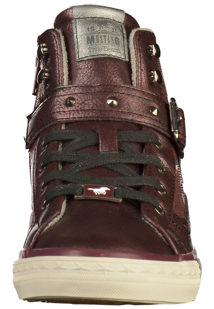 Mustang Sneaker Lederimitat Bordeaux
