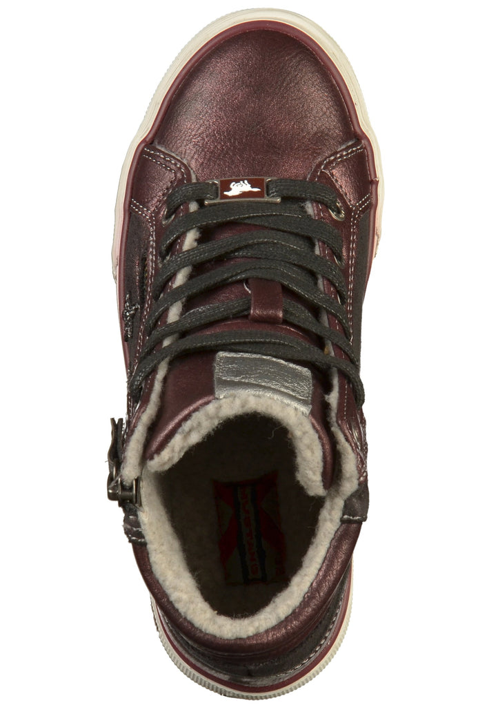 Mustang Sneaker Lederimitat Bordeaux