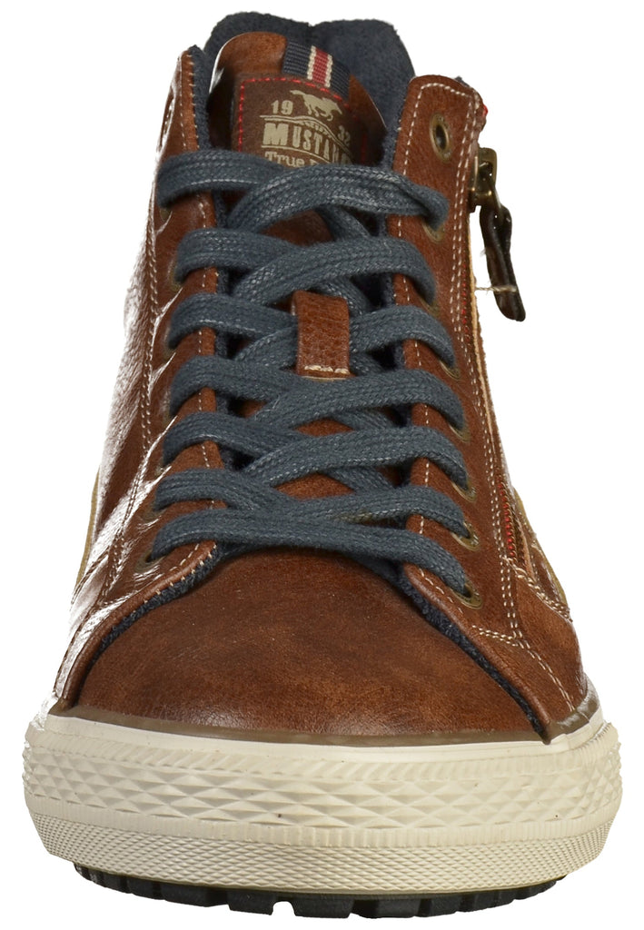 Mustang Sneaker Lederimitat Braun