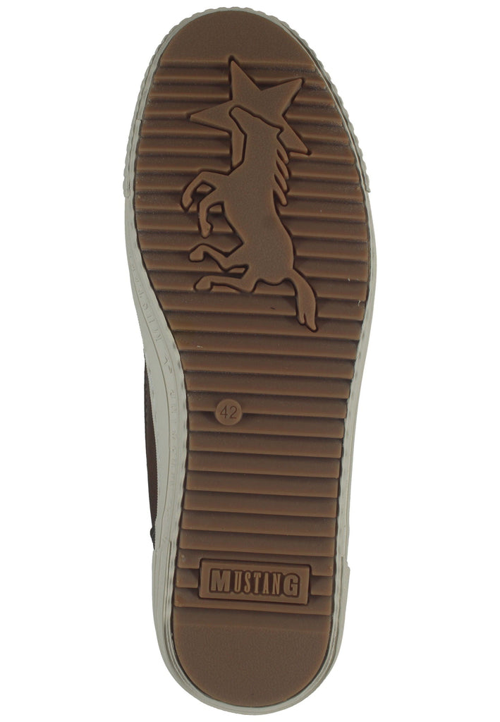 Mustang Sneaker Lederimitat Braun Warmfutter