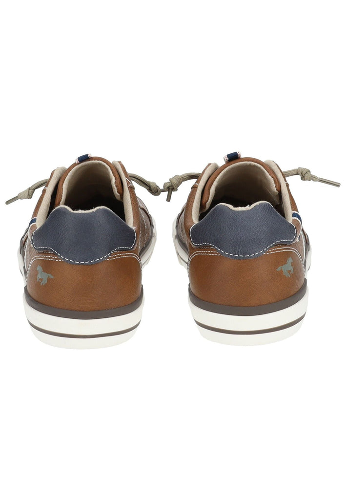 Mustang Sneaker Lederimitat Cognac