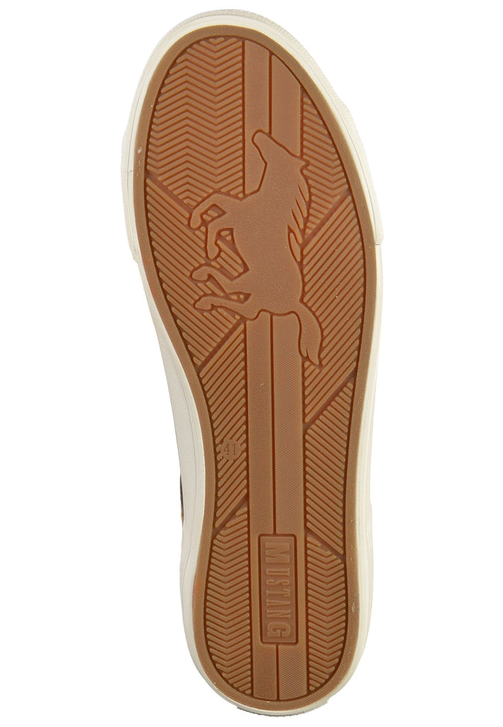 Mustang Sneaker Lederimitat Cognac