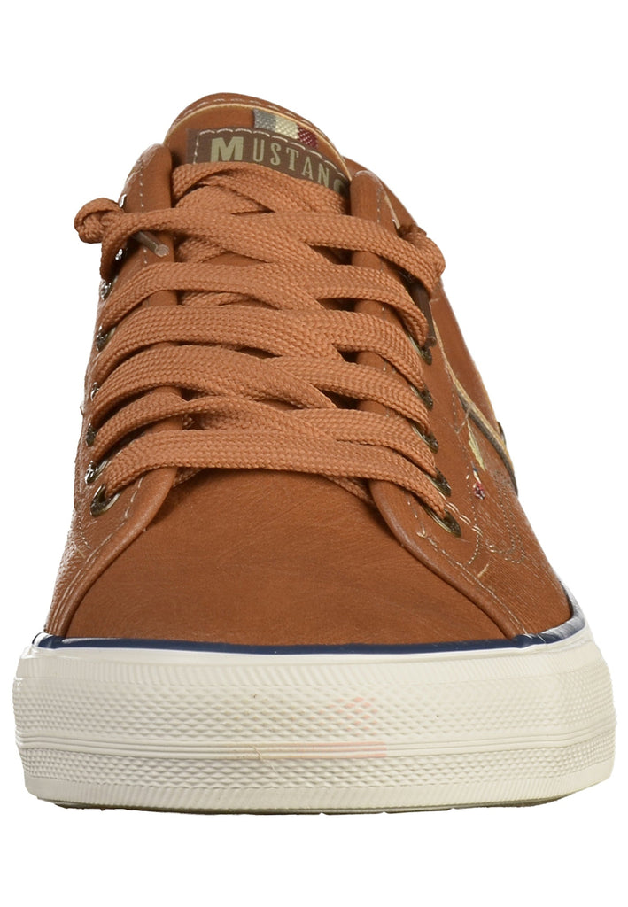 Mustang Sneaker Lederimitat Cognac