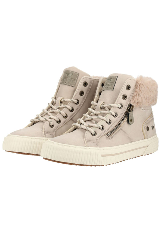 Mustang Sneaker Lederimitat Cream