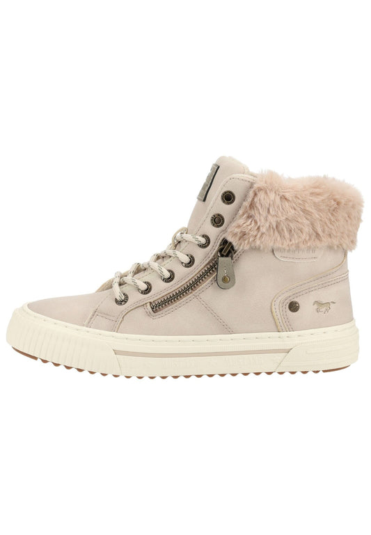 Mustang Sneaker Lederimitat Cream