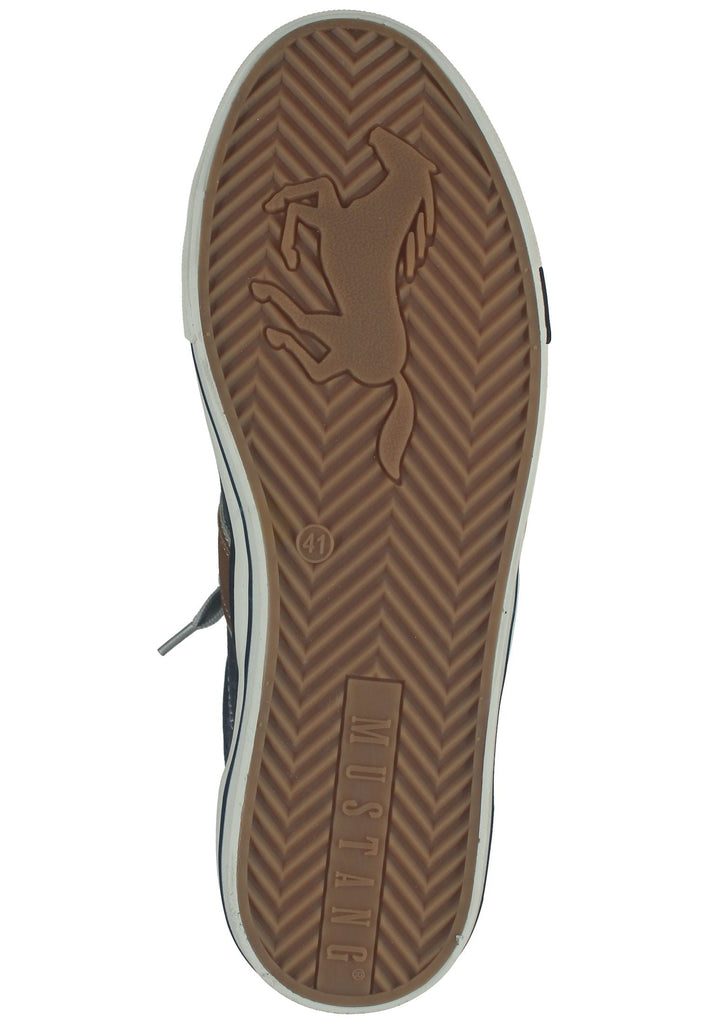 Mustang Sneaker Lederimitat Dunkelblau