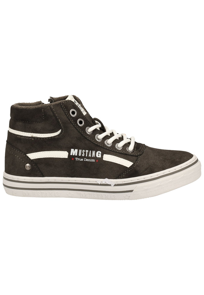 Mustang Sneaker Lederimitat Dunkelgrau