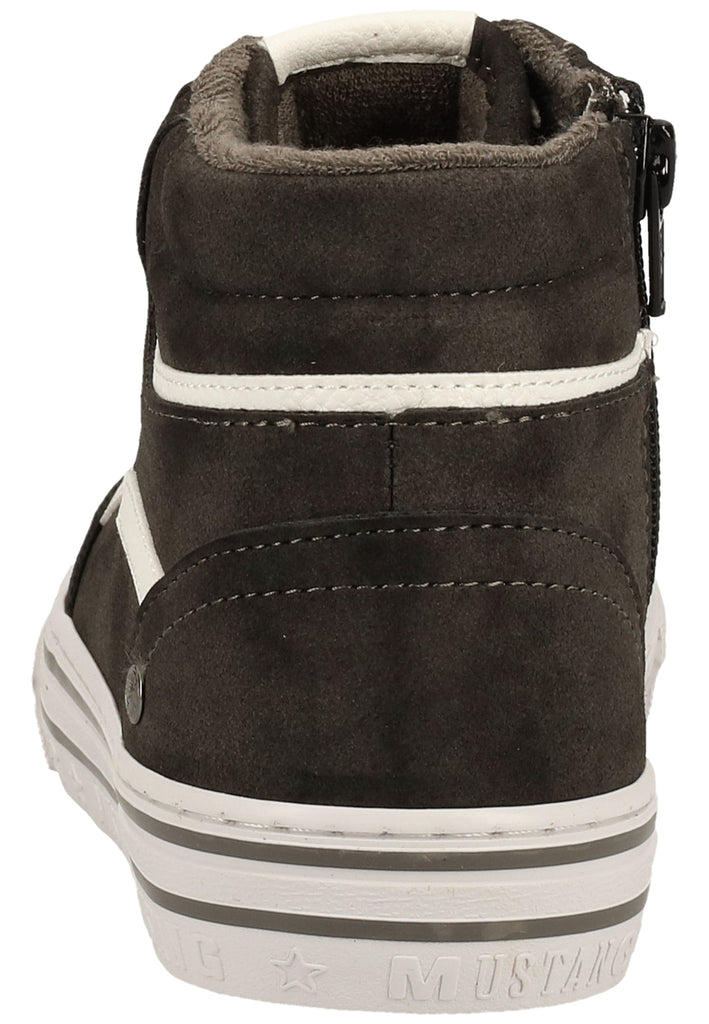 Mustang Sneaker Lederimitat Dunkelgrau