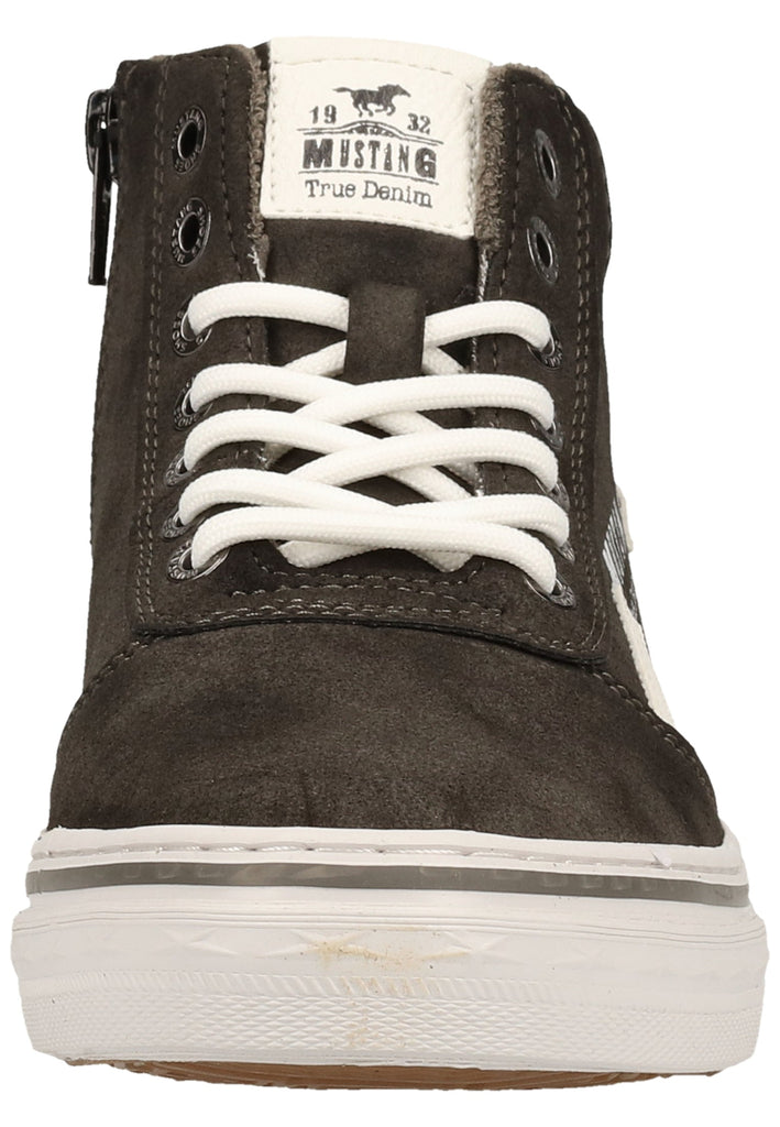 Mustang Sneaker Lederimitat Dunkelgrau