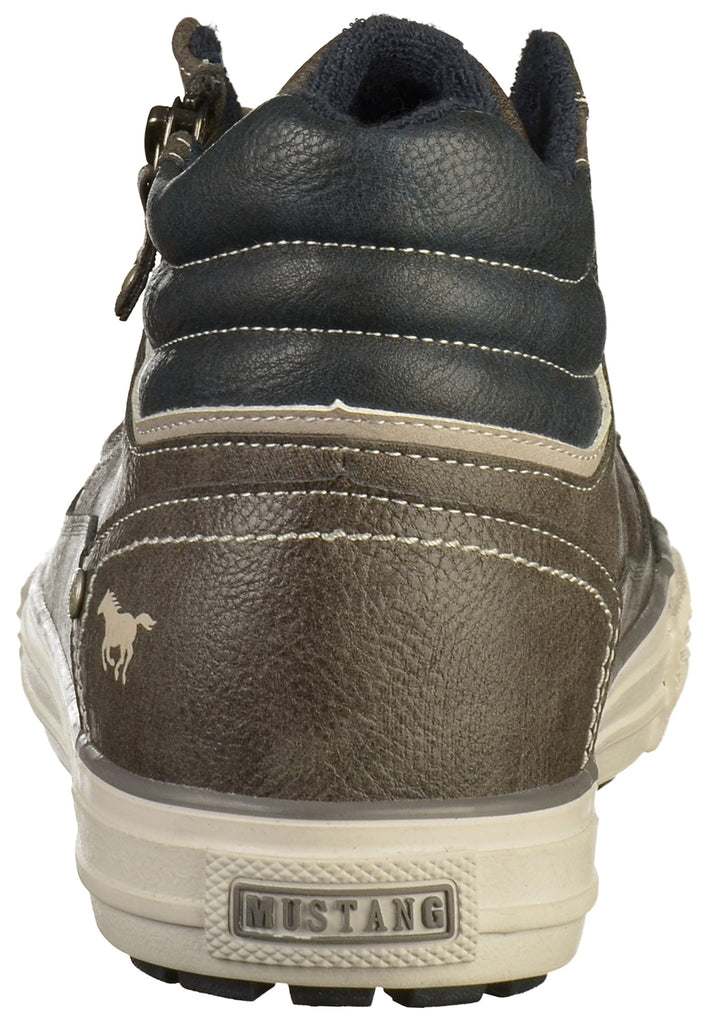 Mustang Sneaker Lederimitat Dunkelgrau