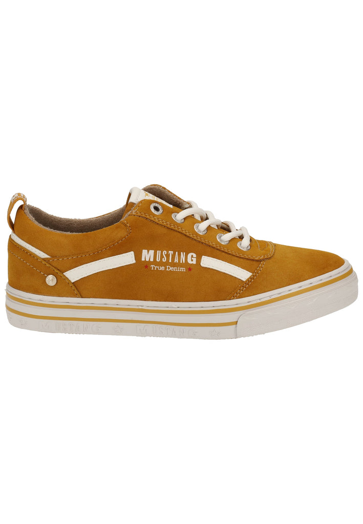 Mustang Sneaker Lederimitat Gelb Warmfutter