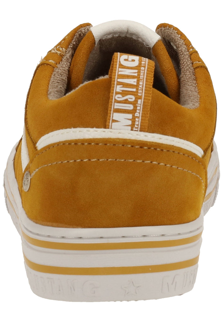 Mustang Sneaker Lederimitat Gelb Warmfutter