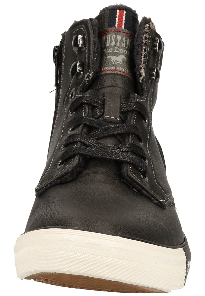 Mustang Sneaker Lederimitat Graphit Warmfutter