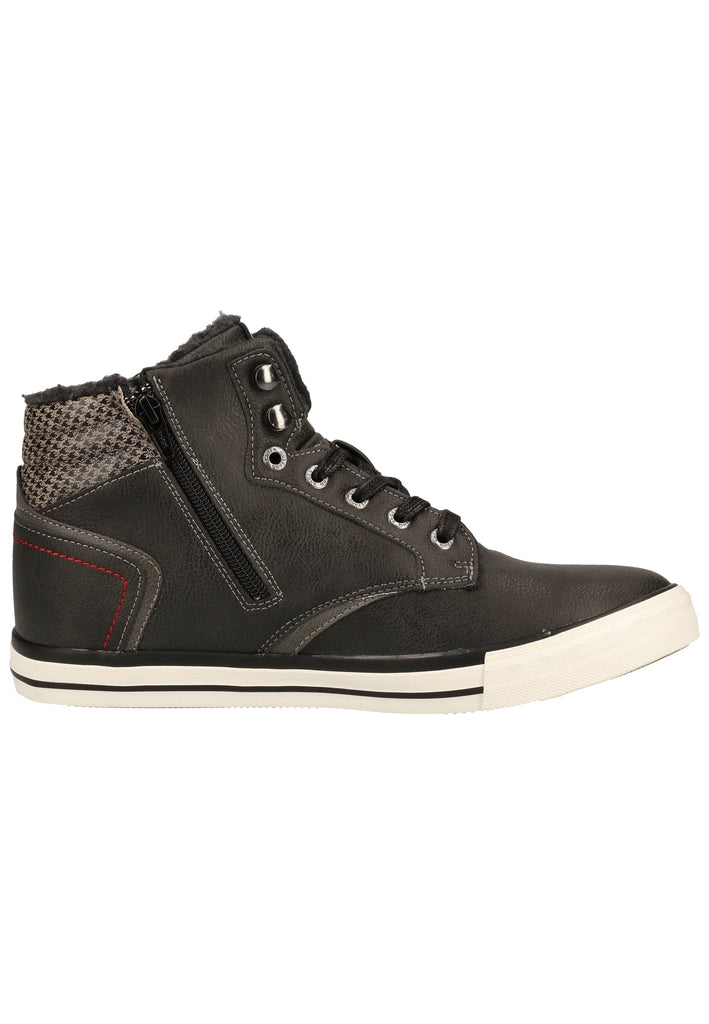 Mustang Sneaker Lederimitat Graphit Warmfutter