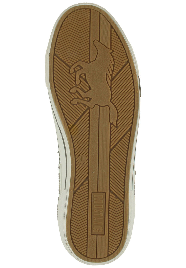 Mustang Sneaker Lederimitat Grau