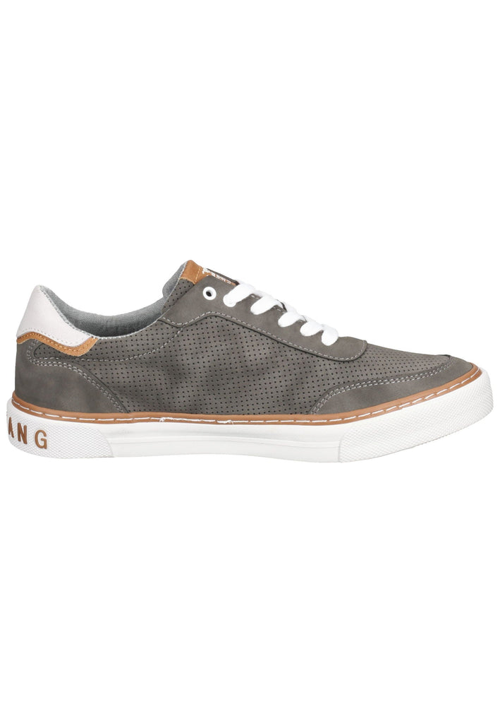 Mustang Sneaker Lederimitat Grau/Braun