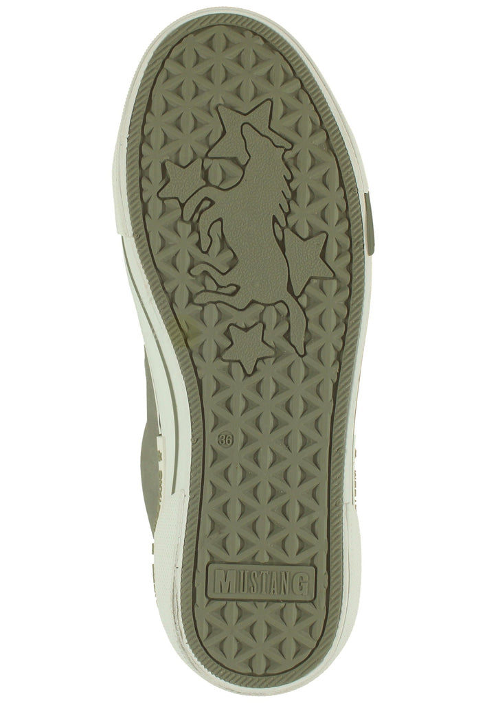 Mustang Sneaker Lederimitat Grün