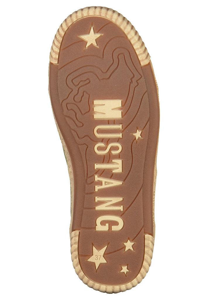 Mustang Sneaker Lederimitat Grün