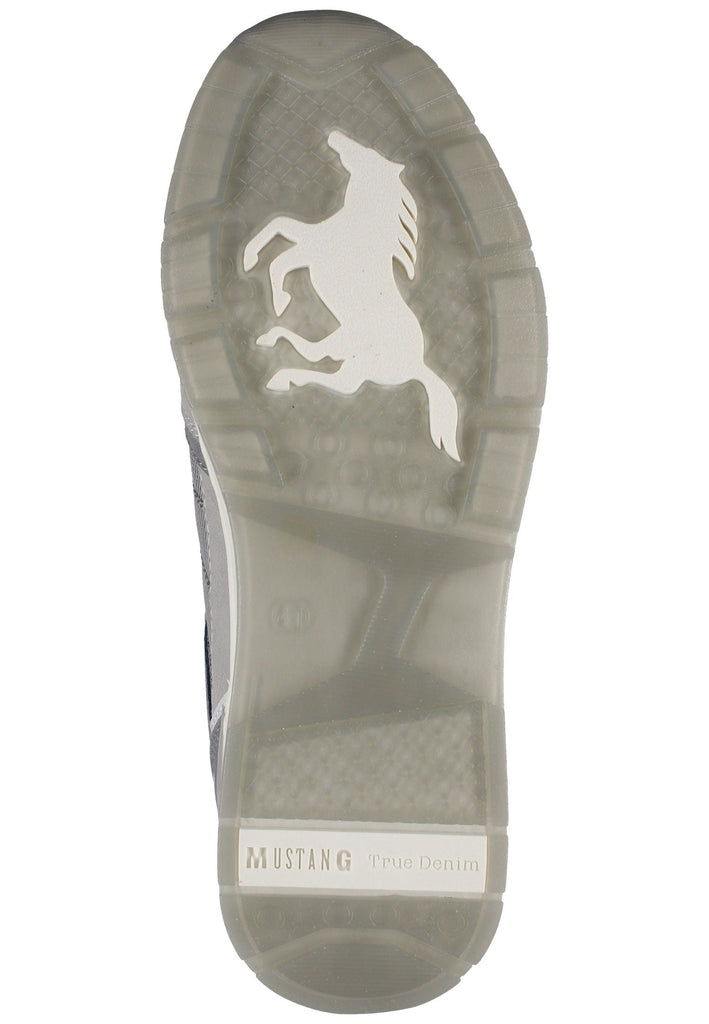 Mustang Sneaker Lederimitat Hellgrau