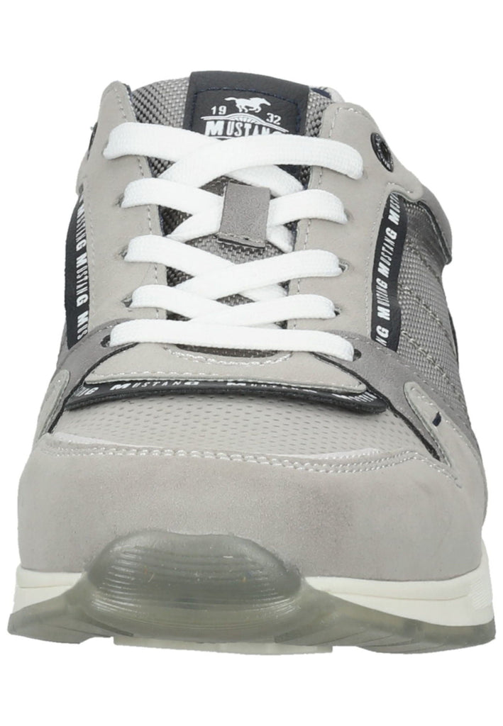Mustang Sneaker Lederimitat Hellgrau