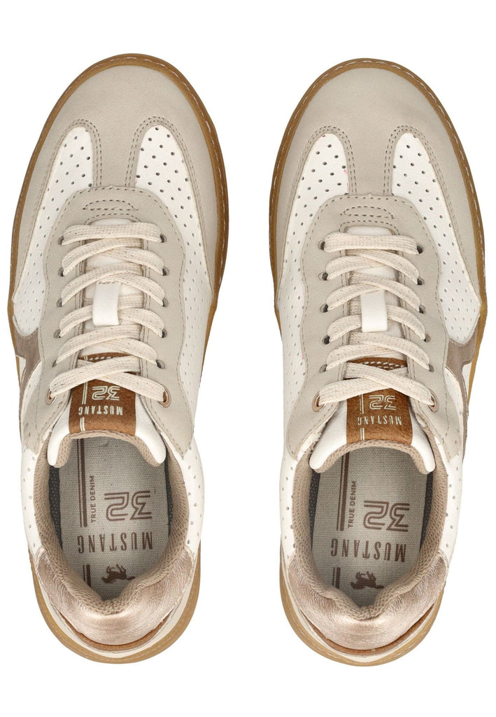 Mustang Sneaker Lederimitat Ivory