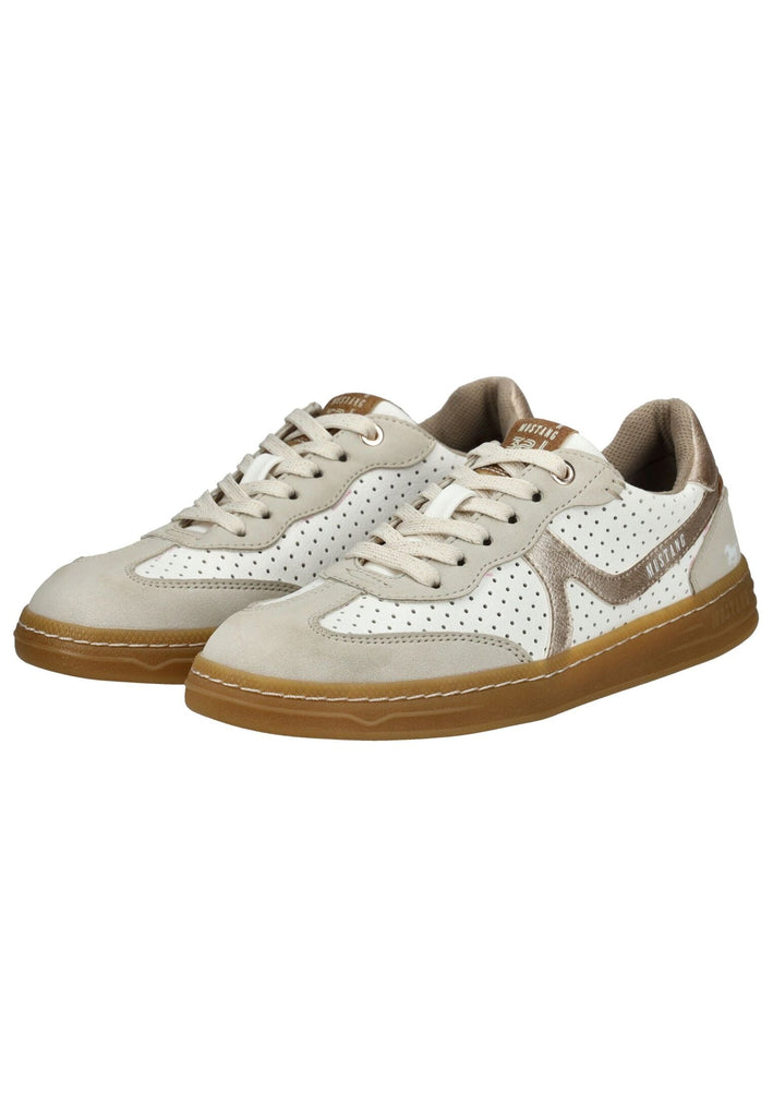 Mustang Sneaker Lederimitat Ivory
