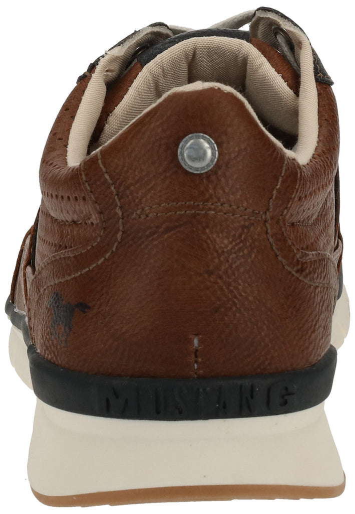Mustang Sneaker Lederimitat Kastanie