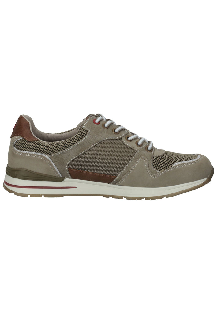 Mustang Sneaker Lederimitat/Mesh Beige