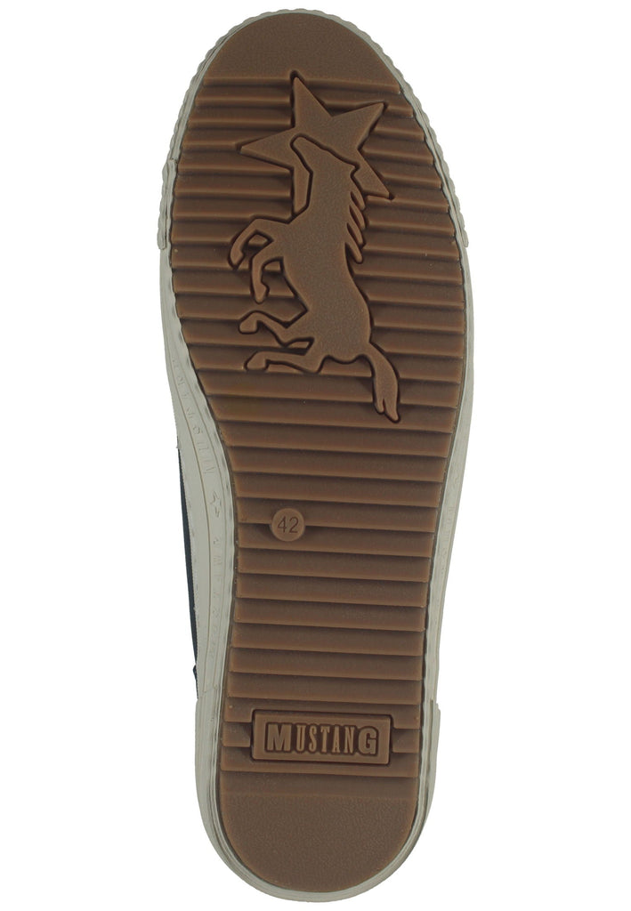 Mustang Sneaker Lederimitat Navy Warmfutter