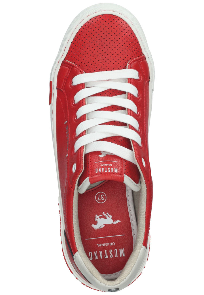 Mustang Sneaker Lederimitat Rot