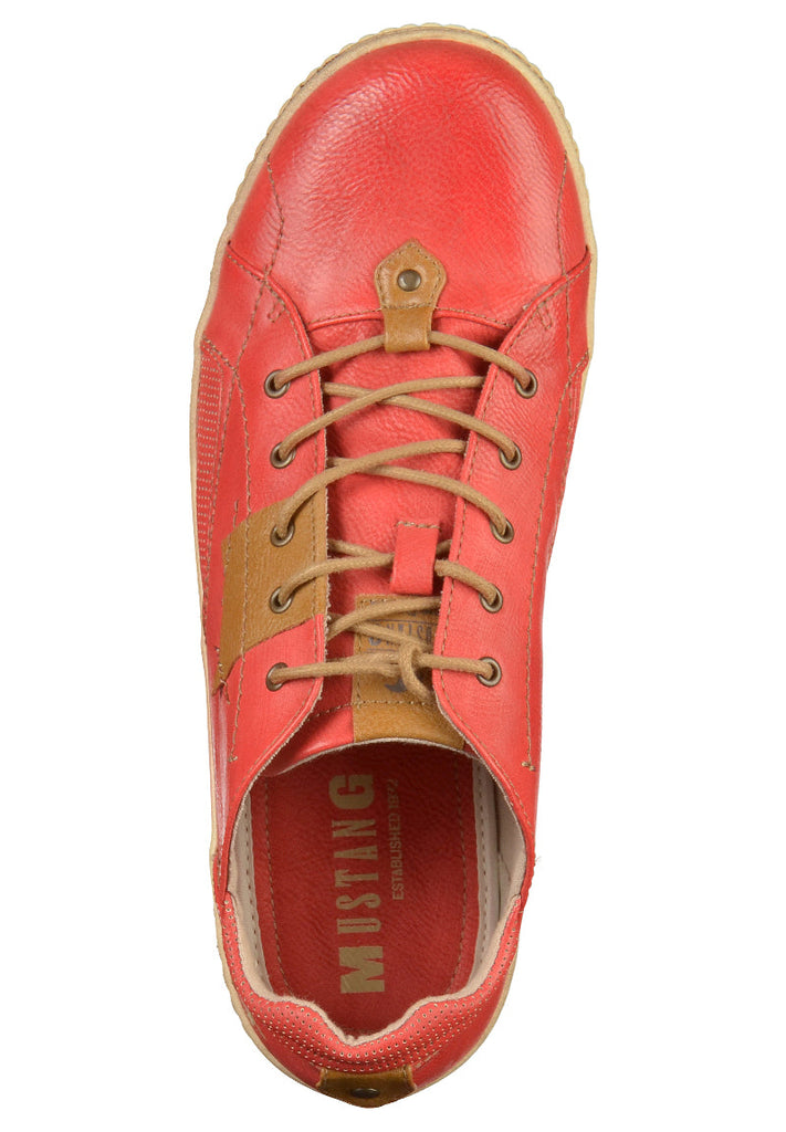 Mustang Sneaker Lederimitat Rot