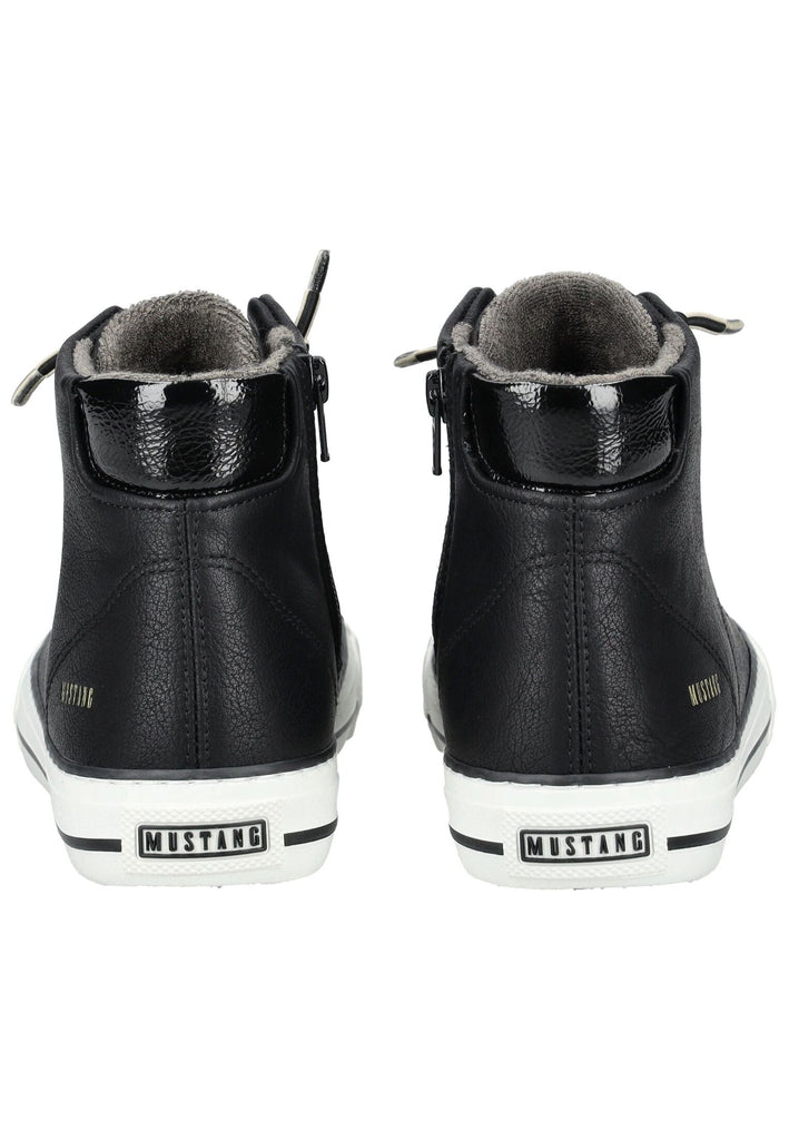 Mustang Sneaker Lederimitat Schwarz