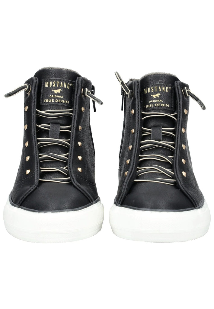 Mustang Sneaker Lederimitat Schwarz
