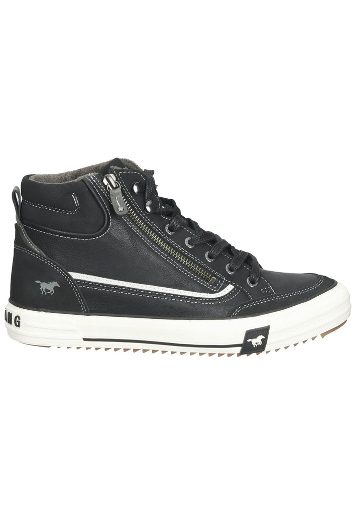 Mustang Sneaker Lederimitat Schwarz
