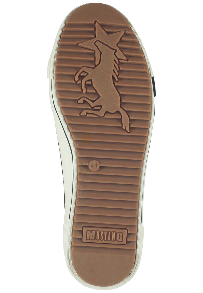 Mustang Sneaker Lederimitat Schwarz