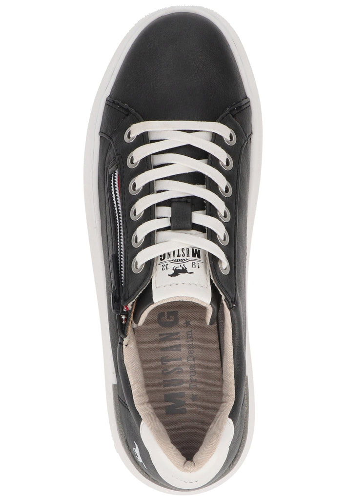 Mustang Sneaker Lederimitat Schwarz