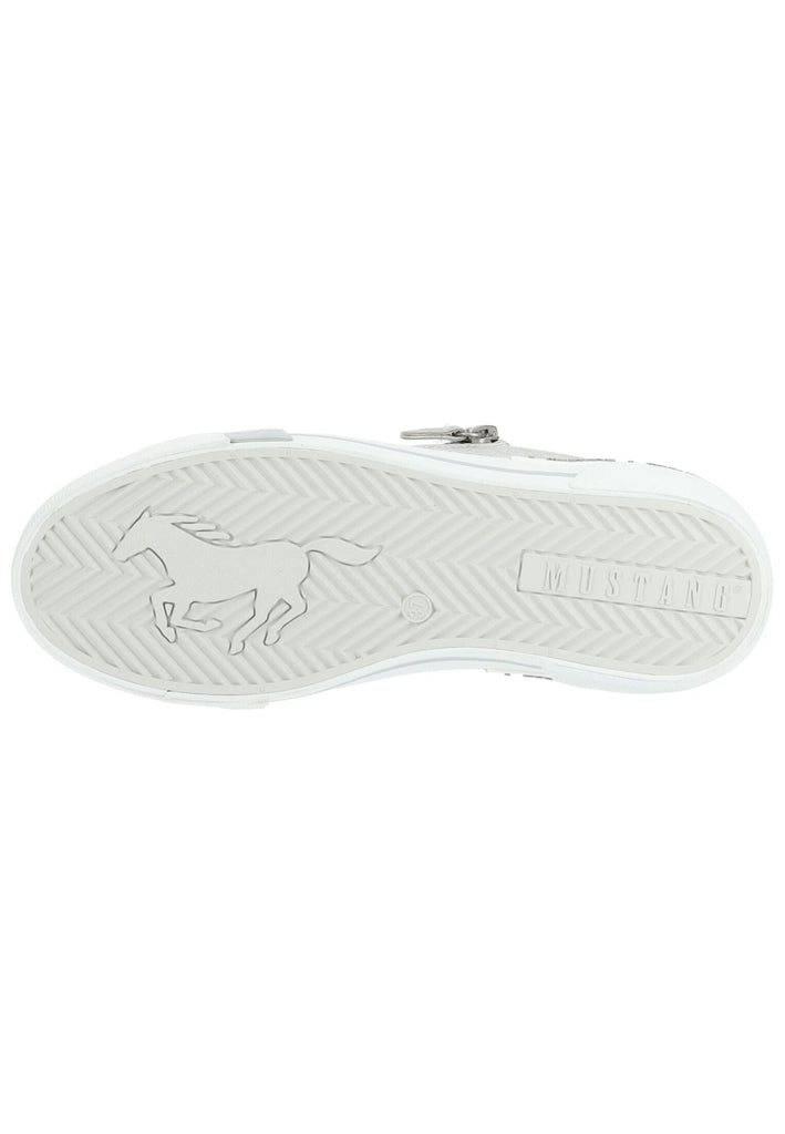 Mustang Sneaker Lederimitat Silber