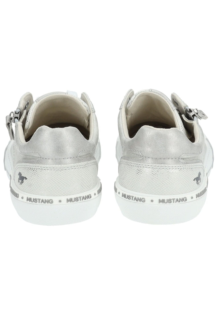 Mustang Sneaker Lederimitat Silber