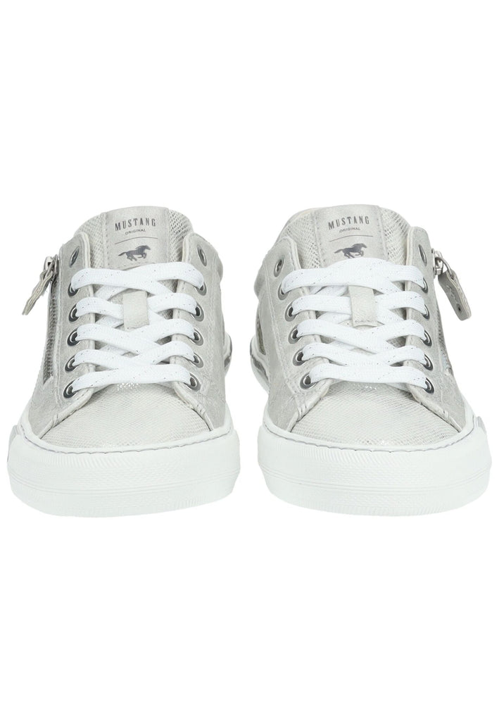 Mustang Sneaker Lederimitat Silber