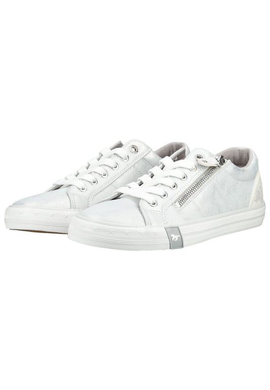 Mustang Sneaker Lederimitat Silver